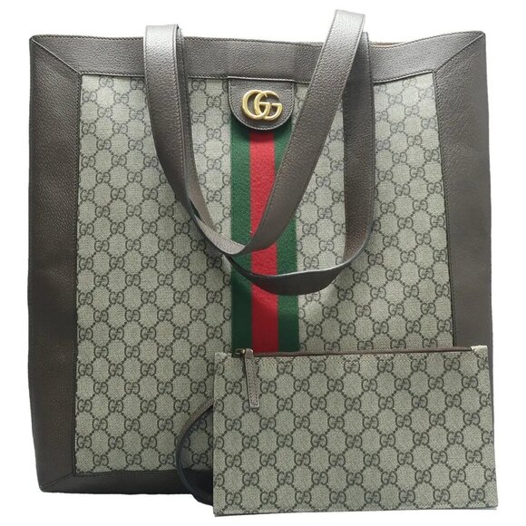 100% Authentic GUCCI Ophidia Brown W/P GG Canvas Shoulder Bag 940-08252025 - Picture 1 of 12